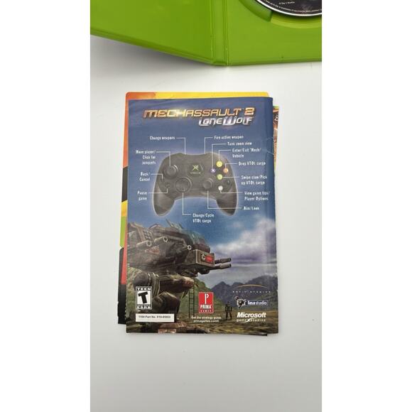 MechAssault 2: Lone Wolf Limited Edition (Microsoft Xbox, 2004) Good Condition - Picture 9 of 9